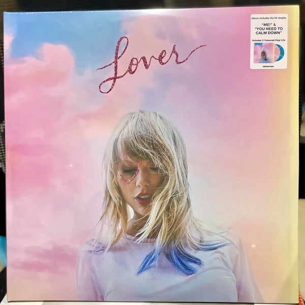 Taylor Swift ‎– Lover 2 LP Vinilo Rosa y Azul