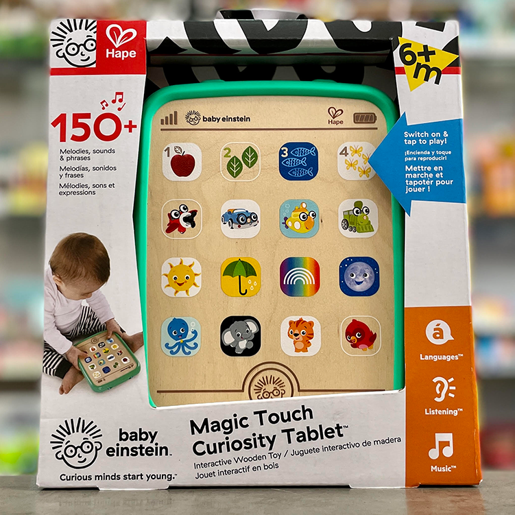 Tablet de madera Magic Touch Curiosity Baby Einstein de Hape