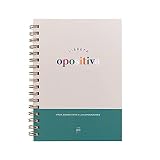 UO Cuaderno Libreta A5, libreta oposiciones opositores. Tapa dura, 200 páginas, lineas punteadas, espiral (15x22cm)