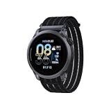 COROS Pace 4 Reloj GPS Deportivo Ultraligero-Cristal Negro Nailon, Aluminio | Pantalla táctil AMOLED de 1,2', 19 días de uso diario, control por voz, herramientas de entrenamiento avanzadas, GPS preciso