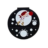 PEPITA VIAJERA Espejo de Bolso Redondo, Diseño Original Pepikusama Negro con de Lunares Blancos, Resistente a Golpes, Compacto y Elegante