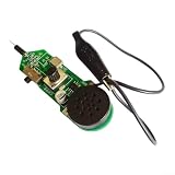 Detector de señal de audio trazador semi-cerrado para reparación de circuitos - Luz visual y sonido 95mm Herramienta azul (con carcasa)