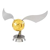 Metal Earth Puzzle 3D Snitch Dorada, Golden Snitch. Rompecabezas De Metal De Harry Potter. Maquetas Para Construir Para Adultos Nivel Moderado De 12.5 X 8.61 X 7.11 Cm