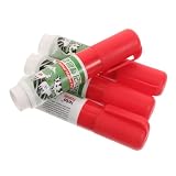 4 Piezas Marcador de Ganado Rojo Plástico para Vacas y Cabras | Cobertura Amplia de Marcado, Resistente a Rayaduras Decoloración, Uso en Rancho y Exterior