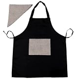 PANDA HOME Disfraz Delantal y Pañuelo Castañera/o, Unisex, Talla Adulto/Niños (Marrón, Talla Unica Adulto)