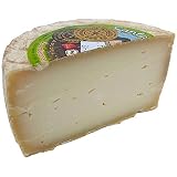 Queso de Oveja Curado del Pirineo Navarro Santa Leokadia - Medio Queso - Elaborado con Leche cruda de Oveja - Elaboración Artesanal - Peso Aproximado 600 gramos