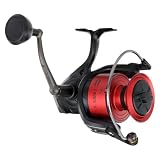 PENN Fierce V Carrete spinning para mar muy suave y robusto | 4000 | 6,2:1 | Spinning En El Mar | Lances Controlados | Combate Suave Con Los Peces | Freno Potente | Para La Pesca Costera Y De Bajura