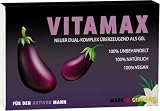 VITAMAX Herbal Blend, Extra Fuerte Hombre, Maca & Tribulus, 4 Sobres Gel | Extra fuerte para el hombre, complejo herbal para energía, vitalidad y resistencia, amor, pasión y momentos especiales