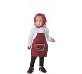 Kit de Castañera Burdeos María para niña: Delantal y Pañuelo, 1-2 años | Kit de Castañera Burdeos María para niña, Delantal y Pañuelo, talla 1-2 años, Castañada y fiestas de otoño