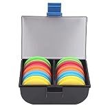Rebobinadora de Hilo de Pesca Redonda, 10 Piezas por Caja, Espuma EVA Ligera y Resistente, Carrete de Almacenamiento, Herramienta de Tabla de Bobinado, para Pescadores en Casa, Barco o Camping