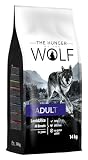 The Hunger of the Wolf Alimento seco para perros adultos de todas las razas, fórmula delicada con cordero y arroz- 14 kg