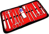 Kit de Herramientas de Disección, Juego de Disección de 22 Piezas para Anatomía de Laboratorio de Biología, para Laboratorio Veterinario, Anatomía, Botánica, Estudiantes de Medicina de Biología