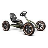 BERG Buddy Trail Pedal Gokart Verde | Vehículo infantil | a partir de 3 años | Vehículo de pedales con alto estándar de seguridad | Neumáticos y rueda libre |