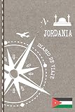 Jordania Diario de Viaje: Libro de Registro de Viajes - Cuaderno de Recuerdos de Actividades en Vacaciones para Escribir, Dibujar - Cuadrícula de Puntos, Bucket List, Dotted Notebook Journal A5