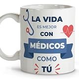 LolaPix Detalles compañeros de trabajo. Tazas originales para regalar. Regalos para medicos. Tazas personalizadas. Taza cerámica 330 ml.