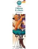 Chiens & chats: Marque-pages à colorier