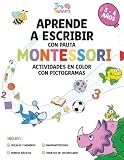 Aprende a Escribir con pauta Montessori – Vocales 3-4 años: Cuaderno de preescritura, grafomotricidad y lectoescritura en color con actividades ... para desarrollar la motricidad y la atención)