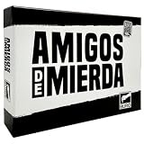 Buró - Amigos de Mierda, Juego de Cartas de Humor Negro para Adultos +18 | 100 cartas, 3 a 22 jugadores, +18 años, 20 a 40 minutos, humor negro, votación en grupo, español