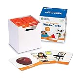 Learning Resources Tarjetas Fotográficas Vocabulario Básico, 5+ Años, Juego Educativo para Desarrollar Destrezas de Lenguaje y Alfabetización