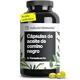 Aceite de Comino Negro 1.000mg - 400 Cápsulas para 6 Meses - Aceite prensado en frío de Nigella sativa original + Vitamina E para protección celular contro estrés oxidativo - Probado en laboratorio