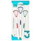 Y-Kelin - Cepillo para lengua limpiador de lengua (Paquete de 3 colores) (Paquete de 3)