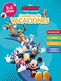Mickey y sus amigos (Disney. Cuaderno de vacaciones 2-3 años): Observación · Grafismo · Motricidad · Lógica (Aprendo con Disney)