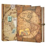 My Adventure Book scrapbook, Álbum de portada en relieve de estilo retro, album fotos para pegar y escribir/álbum de recortes de viajes para parejas/de aniversario, navidad, regalos de San Valentín