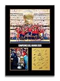 España Campeones del Mundo 2026 Autógrafo A4 Póster Lámina Regalo