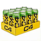 C4 Performance Energy Carbonated 500ml x 12 Twisted Limeade Multi-ling