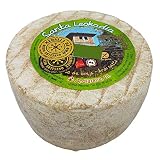 Queso de Oveja Curado del Pirineo Navarro Santa Leokadia - Elaborado con Leche cruda de Oveja - Elaboración Artesanal - Peso Aproximado 1150 - 1200 gramos