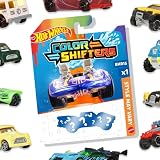 Hot Wheels Color Shifters Coche o Camión de Juguete (Estilos Variados) | Vehículo a escala 1:64 con función de cambio de color, sumérgelo en agua fría o caliente para verlo cambiar, BHR15