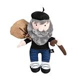 Cojín Olentzero Suave 25 cm De Poliéster Regalo Decoración Navideña Vasco