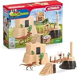 Schleich Dinosaurs | Conquista del Templo de Dinosaurios 42657 | 124 Piezas | Set de juego a partir de 5 años | set con figuras, múltiples funciones y numerosos accesorios