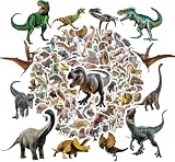 110 Uds pegatina de dinosaurio jurásico para niños, vinilo impermeable, pegatina de dinosaurio para niños, niñas, adolescentes, botella de agua, álbum de recortes, portátil, monopatín, computadora (CK
