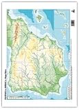 MAPA MUDO ESPAÑA FISICO PAQUETE 50 UNIDADES