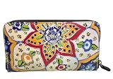 Gabs gmoney17 lujo flores de cerámica 592 cartera de cuero con cremallera, multicolor, S, contemporáneo, multicolor, small, Contemporáneo