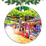 Navidad Accesorios Calle Olvera Adorno 2Pcs | Adornos Navideños Navidad Decoración Para Año Nuevo Casa Amigos Ornamento