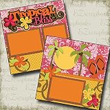 Tropical Bliss – páginas de álbumes predefinidos – EZ diseño 2198