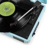 Gira-discos RP111BL estilo mala, azul