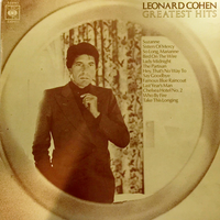 Leonard Cohen ‎– Greatest Hits LP Vinilo Segunda Mano