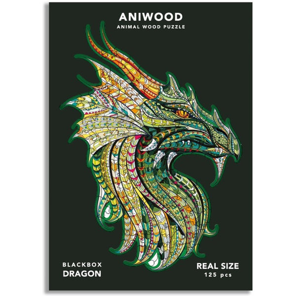 Puzzle Aniwood Dragón.