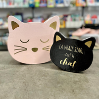 Juego de dos cajas de almacenamiento Gatos