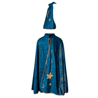 Capa y Sombrero de Mago de la Noche Estrellada
