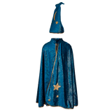 Capa y Sombrero de Mago de la Noche Estrellada