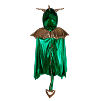 Capa de Dragón Verde Metalizado