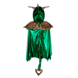 Capa de Dragón Verde Metalizado