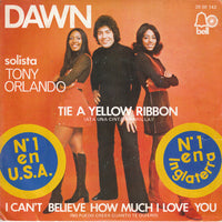 Dawn ft Tony Orlando ‎– Tie A Yellow Ribbon... Single vinilo 7'' (Segunda mano)