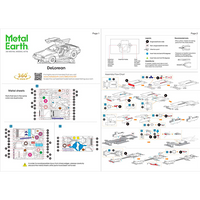 Delorean maqueta Metal Earth