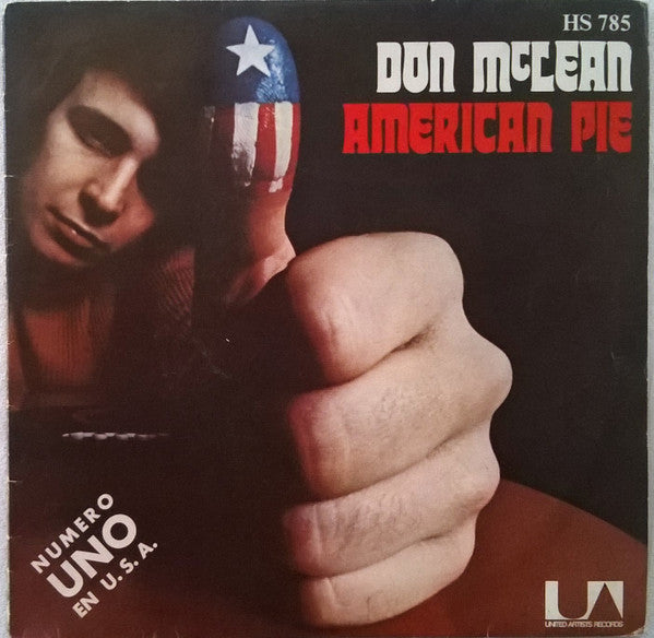 Don McLean ‎– American Pie Single vinilo 7'' (Segunda mano)