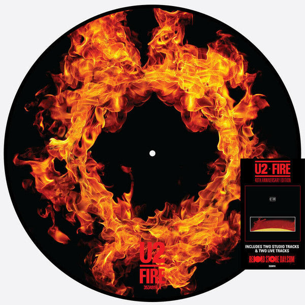 U2. Fire. Maxi 12'' vinilo. Picture disc edición RSD.